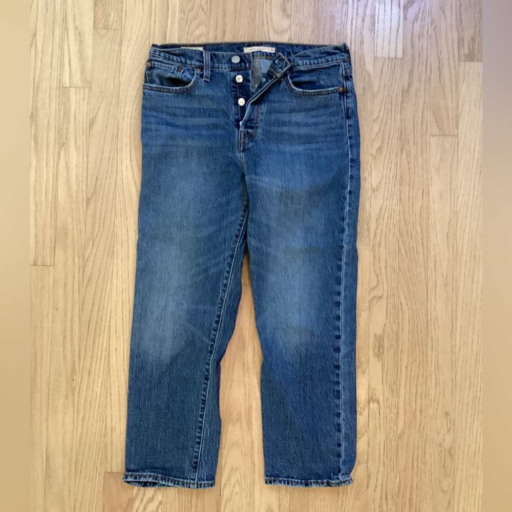 Levi's Wedgie Straight High Rise Blue Women's Jeans size 29